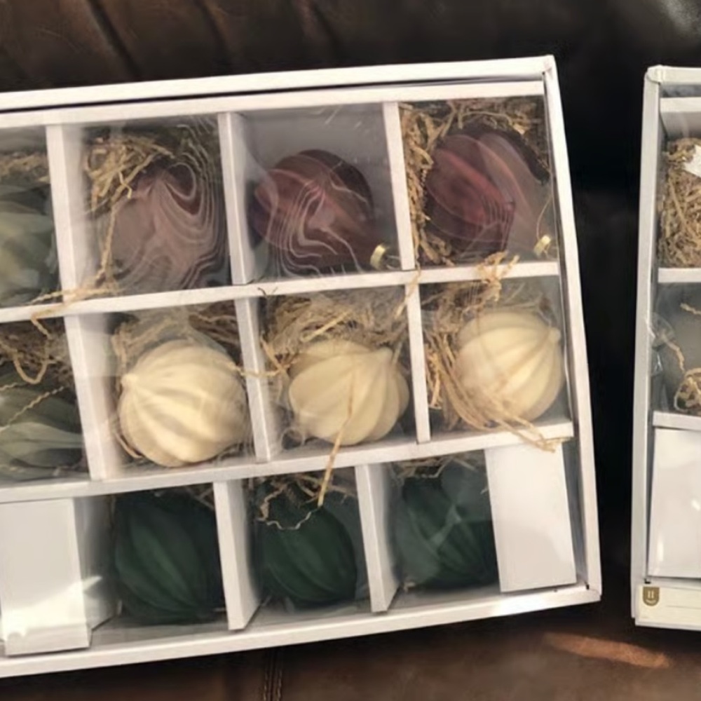 Set of 11 Velvet Decorative Ornaments Multicolor - Threshold™